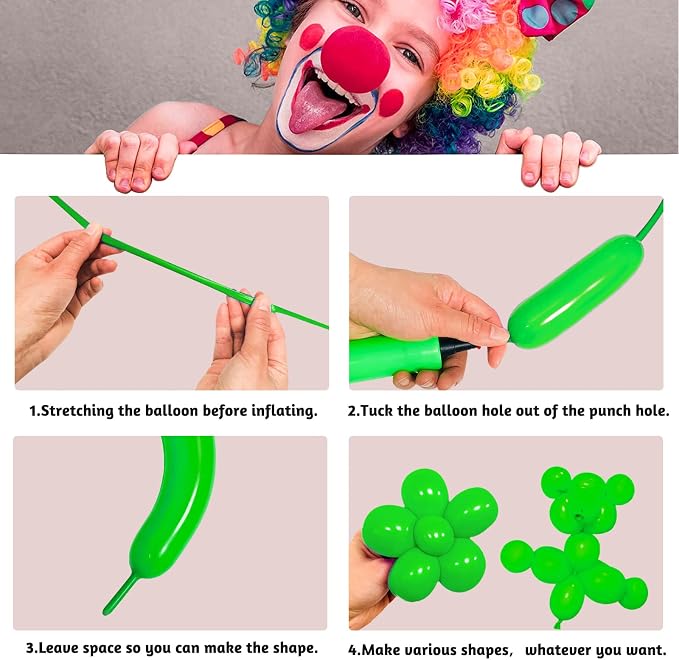 Green 260 Long Thickening Balloons - Image 5
