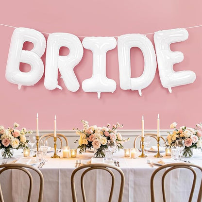 BRIDE Balloons Bachelorette, 40 Inch Foil Mylar, Helium-fillable, - Image 7