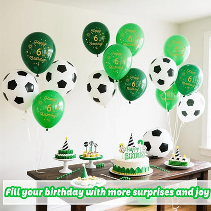 Soccer Balloons 7th Birthday Decorations - Image 3