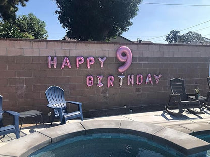 Number 5 Balloons 40 Inch for 5 15 Birthday Party Decorations, Pastel Pink | - Image 3