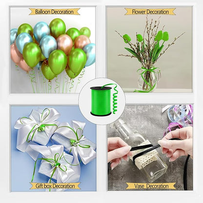 Green Curling Ribbon, 500 Yards Ribbons - Image 4