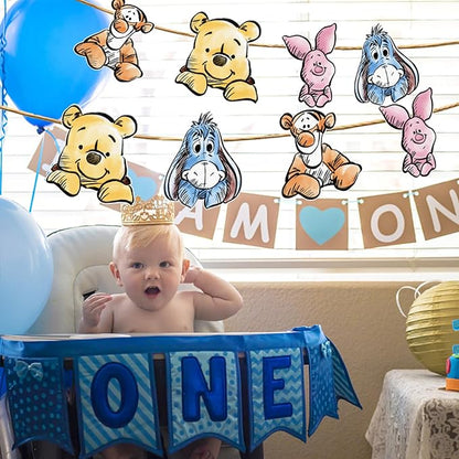 Cute Bear Banner For Baby Shower Decorations Birthday Banner Party Decoration - Image 5
