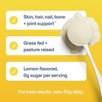 Vital Proteins Collagen Peptides Powder, Collagen Supplements, Hair & Skin Health, 14 Servings, Lemon