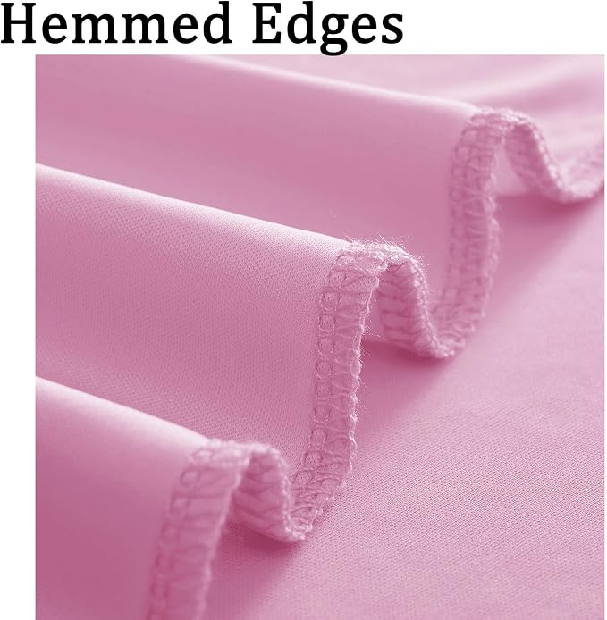 20ft x 10ft Wrinkle Free Pink Backdrop Curtains - Image 4