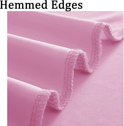 30ft x 10ft Wrinkle Free Pink Backdrop Curtains, 6 Panels 5x10ft Polyester - Image 4