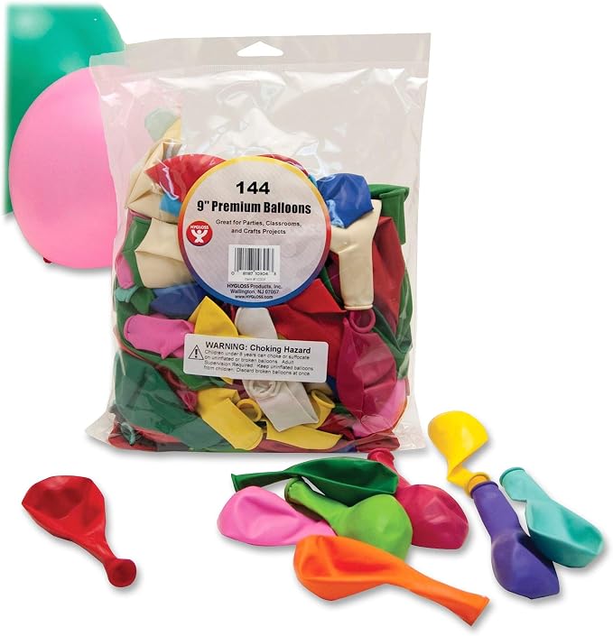 Hygloss Products 9" Round Balloon by HyglossProductsInc
