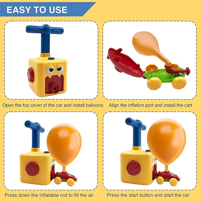 Toddler Toys Balloon Pump Stomp Rocket - Image 2