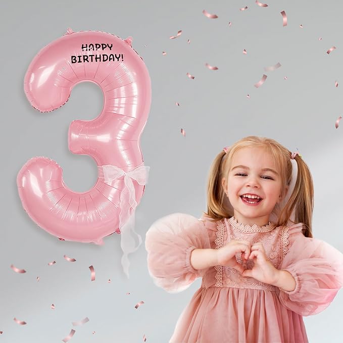Happy birthday Big Number Balloons Foil Birthday Balloon Number Balloons Happy - Image 3