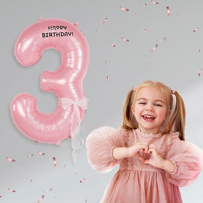 Happy birthday Big Number Balloons Foil Birthday Balloon Number Balloons Happy - Image 3
