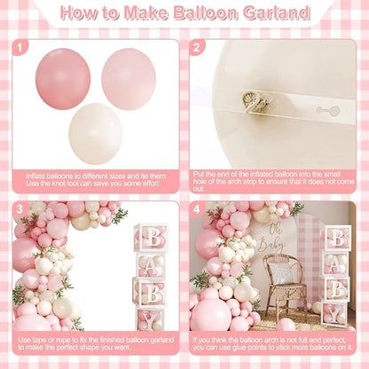 CROSSFINGERS Pink Baby Shower Decorations - Image 7