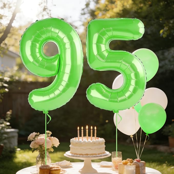 40 Inch Number 95 Balloons for 95th Birthday Party Decorations, 0-100 Fruit - Image 3