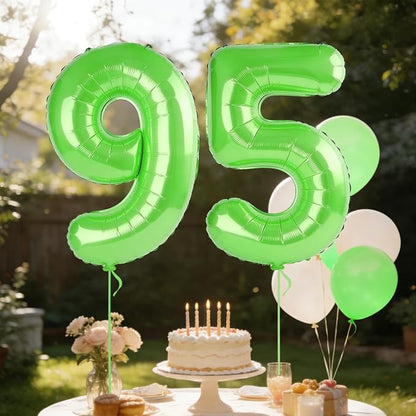40 Inch Number 95 Balloons for 95th Birthday Party Decorations, 0-100 Fruit - Image 3