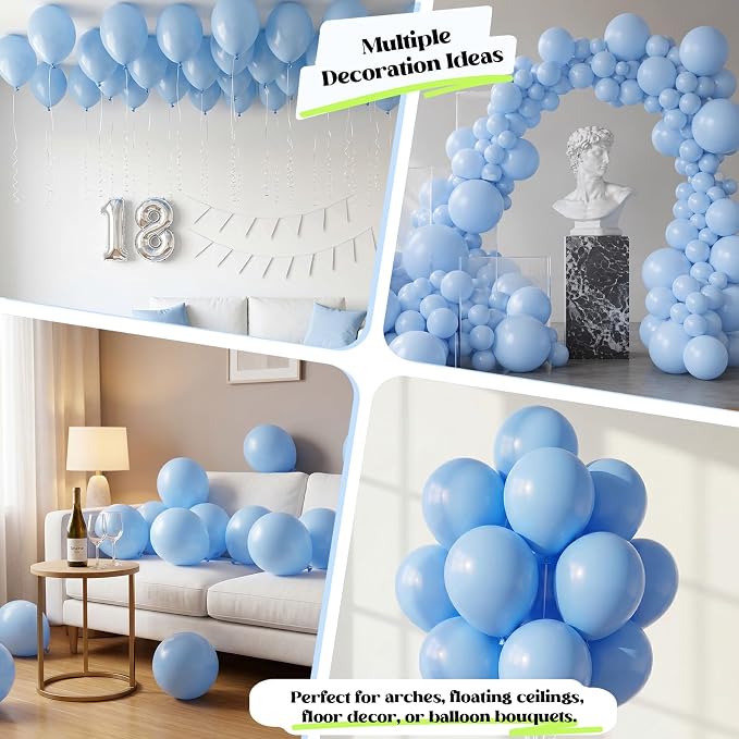 Pastel Blue Balloons - Image 5
