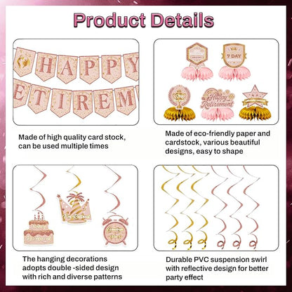 12Pcs Retirement Party Decorations - Image 4