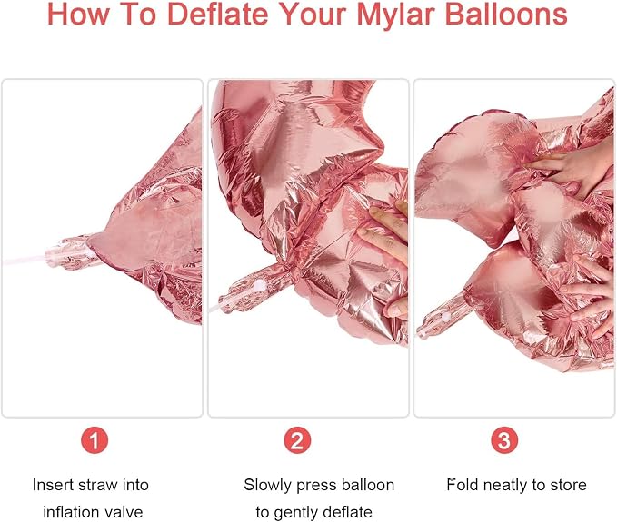 Gejoy 40 Inch Number 30 Balloons Jumbo 30 Foil Giant Number 30 Balloons - Image 3