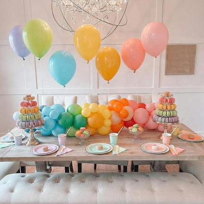 Seenelling 148 Pcs Back to School Rainbow Balloons Stand Table Centerpiece - Image 3
