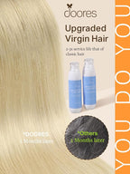 DOORES Human Hair Extensions Tape in, Light Brown to Golden Platinum Blonde 22 Inch 30g 10pcs, Tape in Hair Extensions Real Human Hair Extensions Straight Long Straight