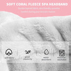 WSYUB Spa Headband, Makeup, Fluffy Makeup Headbands, Slumber Party Supplies, Facial Headbands Headband for Washing Face, Bow Hair Band