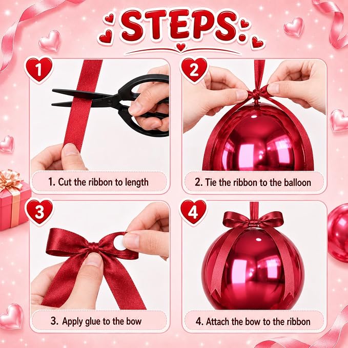 Burgundy Red Round Foil Balloons - Image 3