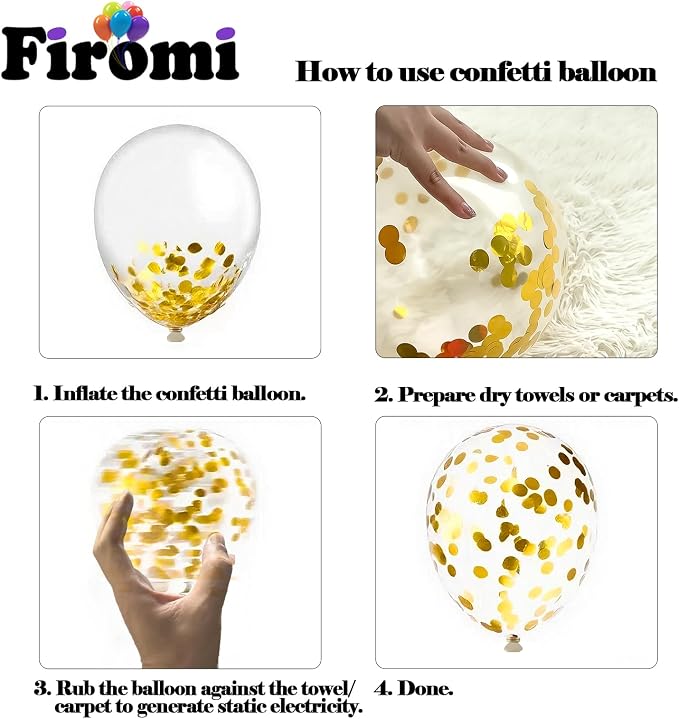 Firomi Metallic Chrome Silver Black Balloons 12 inch 70 Pack | Latex Black and - Image 5