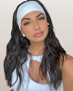 Headbands for Women 3 Pcs Wide Cotton Headband Non-slip Stretchy Elastic Head Wrap Holder Hair Accessories