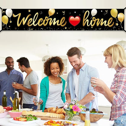 Welcome Home Banner Decoration, Military Homecoming Deployment Returning Party - Image 6