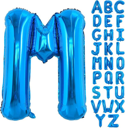 TONIFUL 40 Inch Large Blue Letter M Foil Balloons Alphabet Balloons | Giant by TONIFUL