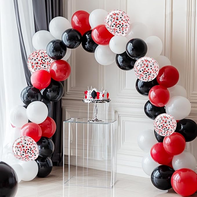 Patimate Red Black Balloons Set - Image 9