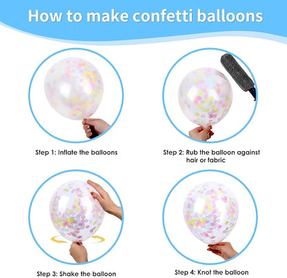 RUBFAC Pastel Balloons Easter Party Balloon - Image 4