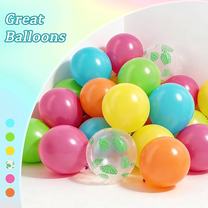 60pcs Tropical Balloons 12inch - Image 4