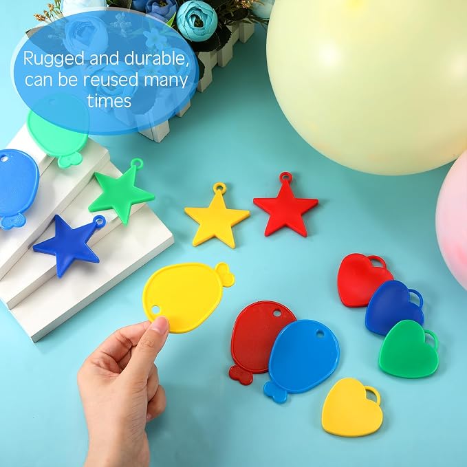 240 Pcs Plastic Balloon Weights Colorful Weights - Image 5