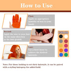 Orange Hair Color Wax, Temporary Washable Hair Color Dye for Kids, Temporary Dye Wax Natural Hairstyle Cream Hair Pomades for Women & Men Party Cosplay Halloween