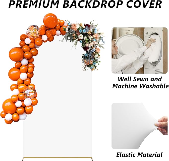Neatsure Arch Backdrop Stand and Cover Set 2 Pack, 6FT Metal Photo Balloon Arch - Image 6