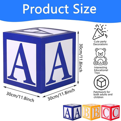 3 pcs ABC Friend Street Balloon Boxes, ABC Alphabet Graduation Party Favor - Image 2