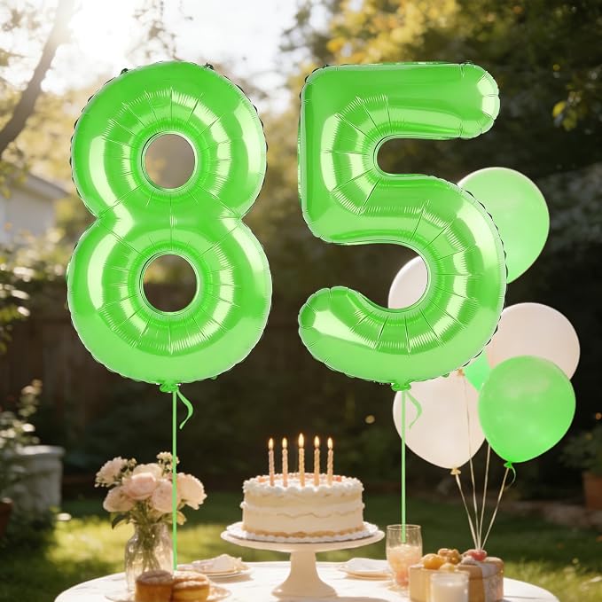 40 Inch Number 85 Balloons for 85th Birthday Party Decorations, 0-100 Fruit - Image 3