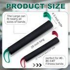 SATINIOR Band Guard Protective Sleeve for Resistance Bands Protective Sleeve Cover Prevents Damage from Sharp Edges Concrete and Sharp Edges