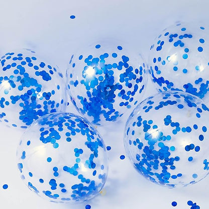 Blue Confetti Balloons - Image 6