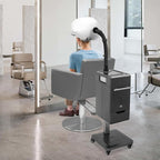 Nano Hair Steamer Machine Processor, Professional Hair Dryer, 500W Professional Hair Treatment Machine for Hair Drying, Heating, Perm Styling Salon SPA (500W Black)