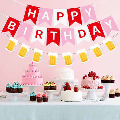 Beer Birthday Banner for Beer Party and Birthday Wedding Party Supplies - Image 3