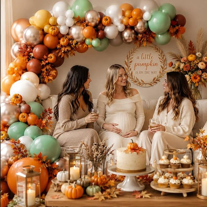 124pcs Fall Balloon Arch Kit, Thanksgiving Garland - Image 4