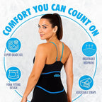 Perfect Remedy Back Ice Pack Wrap for Pain Relief, Ice Packs for Injuries Reusable with 2 Gel Inserts for Lumbar Pain, Sciatica, Coccyx, Surgery Recovery, Herniated Disc Relief, Hot & Cold Therapy