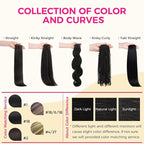 Lashey Seamless Clip in Hair Extensions Human Hair 18 Inch Afro Kinky Curly Clip in Hair Extensions Real Human Hair 110g 7pcs Natural Black Hair Extension Clips for Women