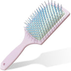LUV HER Kids Hair Brush & Spa Headband Set for Girls - Features Disney Alice in Wonderland - Fun Grooming Kit for Detangling, Styling & Skincare - Soft & Stretchy One Size, Ages 3+