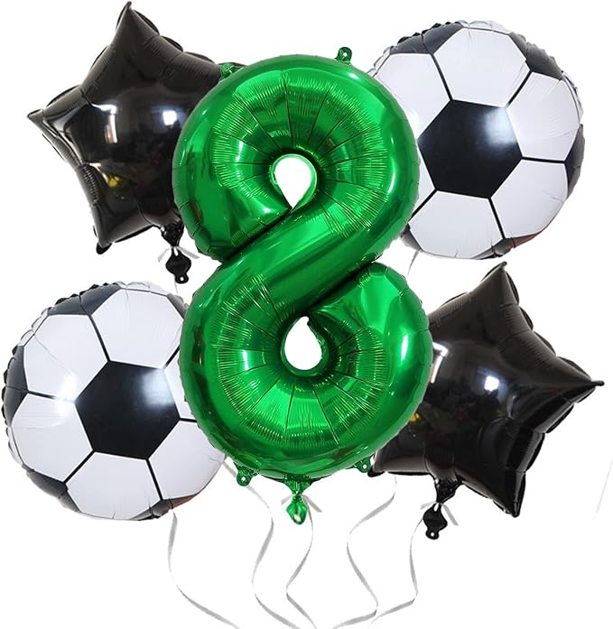 Number Balloons Green Party Balloon - Image 6