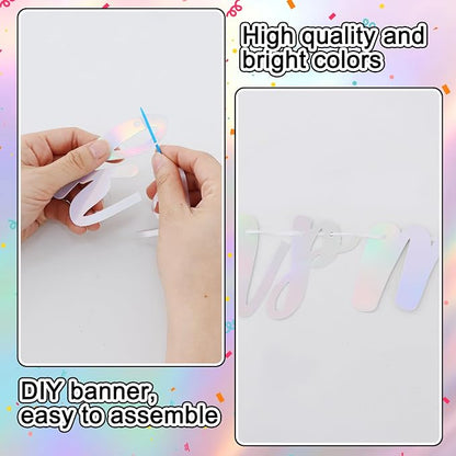 BEISHIDA 116 PCS A-Z DIY Letter Banner Kit Make Your Own Banner，Including 111 - Image 3