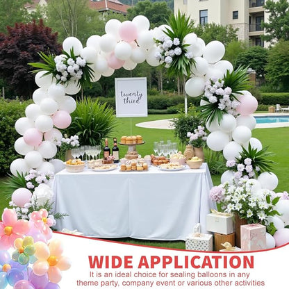 50 Pcs Balloon Arch Clips, Reusable Plastic Flower Shape Balloon Connectors - Image 6