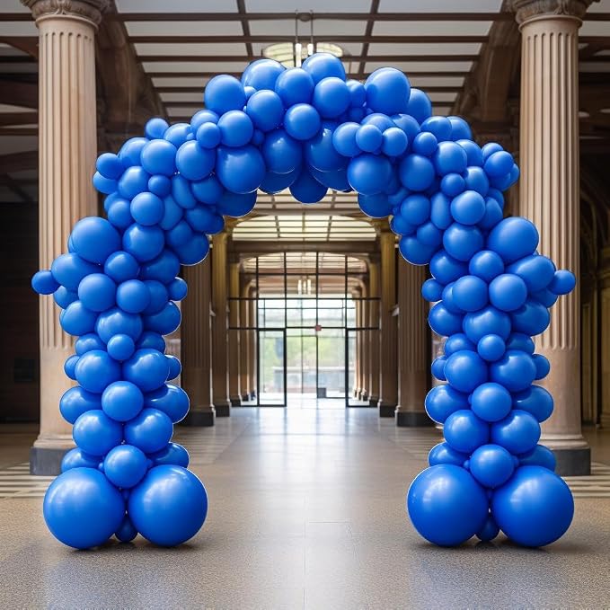 KBZVNAF Royal Blue Latex Party Balloons 50 Pack 12 inch | Blue Helium Matte - Image 5