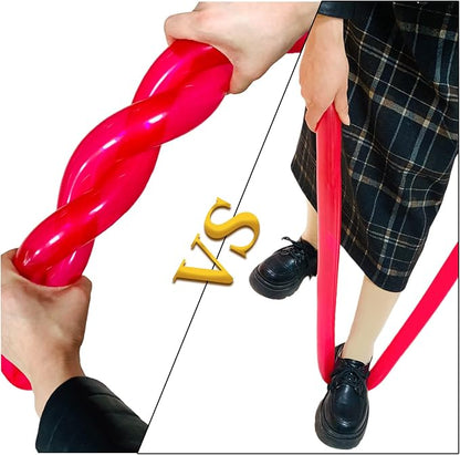 100pcs Red 260 balloons, Thickening Latex Long Twisting Balloons - Image 2
