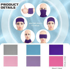 SATINIOR 6 Pcs Spandex Dreadlock Cap Dreadlock Tube Bands Unisex Men Women Elastic Hair Dreads Head Wraps Headbands for Dreads Accessories, 6 Colors(Plain Color)