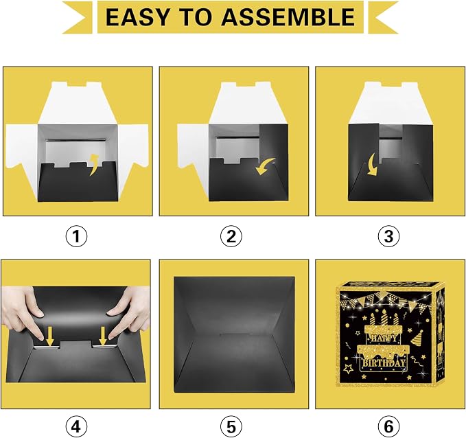 Gold Birthday Party Decorations Kit - Image 5